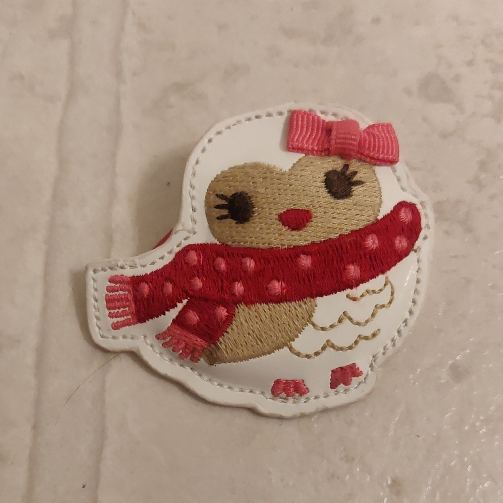 Gymboree Cozy Owl Hair Clip Winter